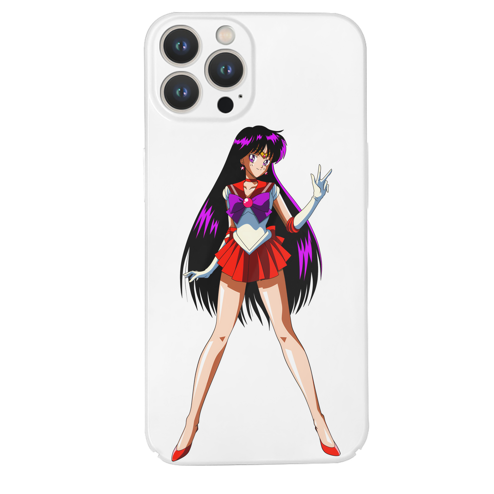 （画像用） 美少女戦士セーラームーン 火野レイ ひの レイ Sailor Moon Hino Rei （セーラーマーズ,Sailor Mars） 【iPhone 14シリーズ対応】ハードケース
